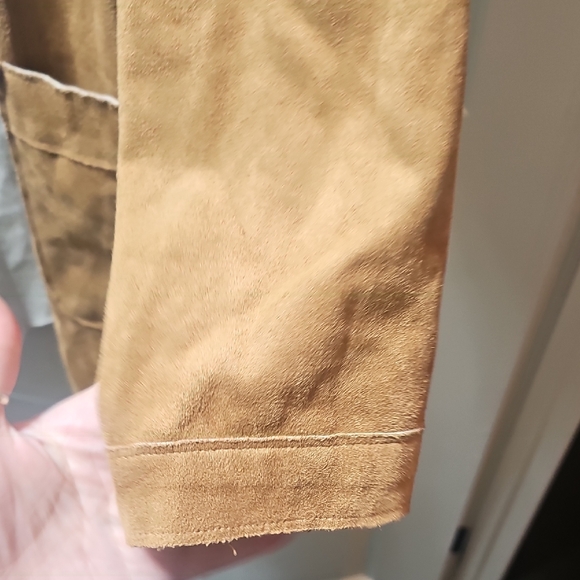 Style & Co. Faux Suede Jacket in Tan - Picture 4 of 5